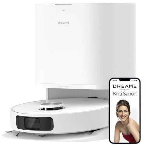 DREAME L10 Prime Robot Vacuum and Mop, Self-Cleaning Dual Mop Pads with Auto Drying, 3L Clean/Used Water Tank, 7mm Mop Lifting for Carpets, LDS Naviga
