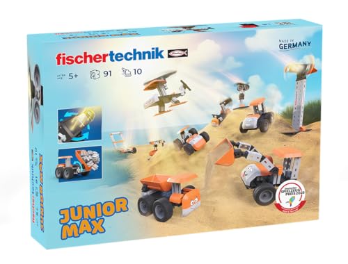 (-15%) fischertechnik Junior Max Konstruktionsspielzeug ab 5 Jahren, 10 Modelle