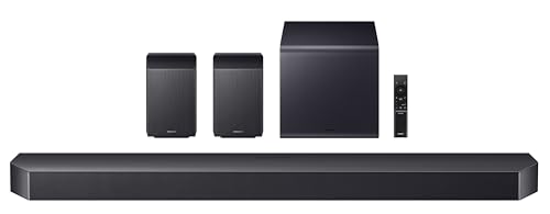 Samsung 756 W True 11.1.4 ch Full Surround Soundbar with Wireless Dolby Atmos | Center-Up-Side-Front Wide-firing Speakers | Alexa | Wi-Fi | HDMI ARC |