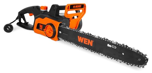 WEN 16-Inch Electric Chainsaw A lightweight yet durable model that comes with our