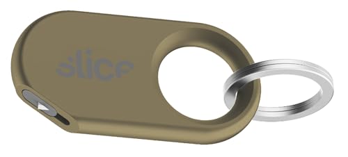 Slice Slicer Pro Box Cutter | Ceramic Keychain Knife and Heavy Duty Micro Cutter | Lasts 11x Longer than Metal | Royal Bronze