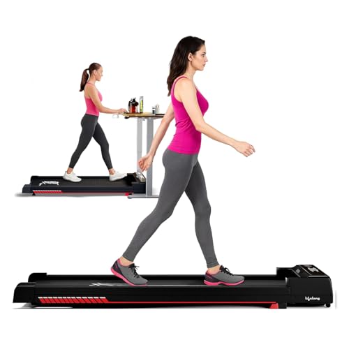 Lifelong Fit Pro Treadmill 3 HP Peak Dc Brushless Motor 2 Level Manual Incline Walking Machine at 8 km/Hr Speed with Led Display-Cardio Equipment for 