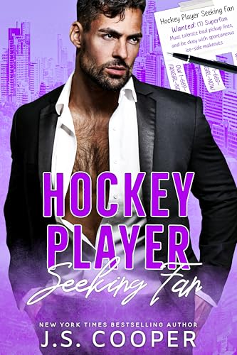 Hockey Player Seeking Fan book cover