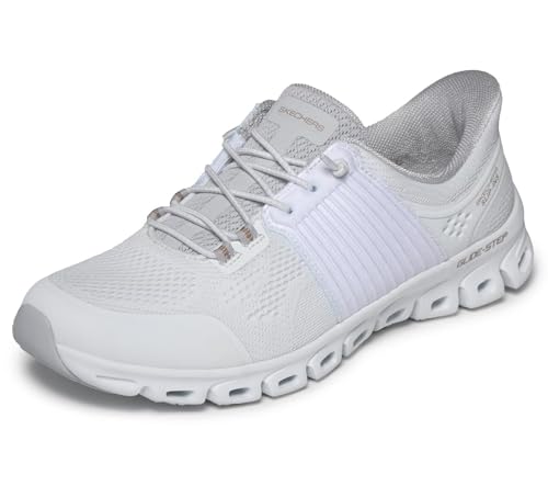 (-45%) Skechers Damen Glide-Step Stargaze Slip-InTurnschuhe, White Mesh, 39 EU