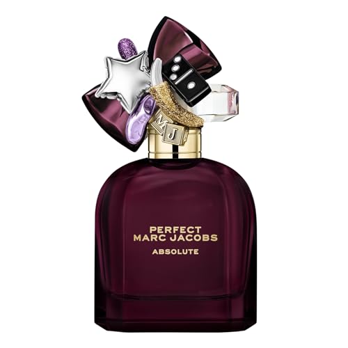 Marc Jacobs Perfect Absolute Eau de Parfum – Ambery Women's Perfume – With Notes Caramelized Fig Accord, Jasmine Absolu & Rich Amber Accord – 1.6oz