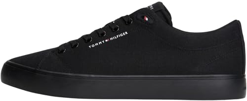 (-29%) Tommy Hilfiger Herren Low Top Sneaker Harlem Core zum Schnüren, Schwarz (Black), 47