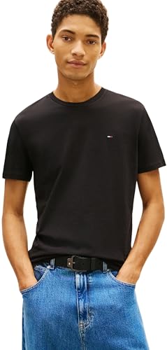 🔥 SELTEN SO GÜNSTIG (-57%) Tommy Jeans Herren 3er Pack T-Shirts Kurzarm aus Baumwolle, Schwarz (Black/Black/Black), S