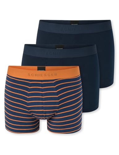 (-29%) Schiesser Herren 3 Pack Boxershorts Bio Baumwolle Multipack - 95/5 Organic Sortiert 16_180199 S