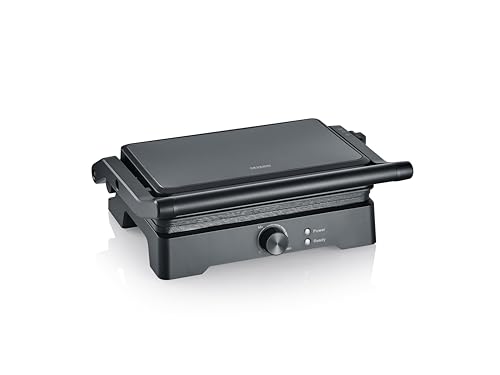 (-40%) Severin Grill - Kg2391 - Superficie Di Cottura 28x17cm - Apertura 180?c - 1800w