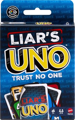 (-73%) Mattel Games Liar's UNO Kartenspiel, ab 7 Jahren, 2-10 Spieler