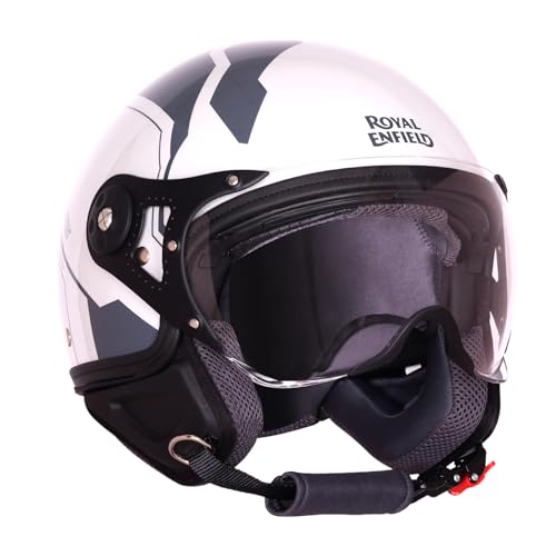 Airforce 1901 Open Face Helmet | Certification: ISI & DOT | High Impact Grade ABS Shell | High Strength EPS Liner for Added Strength| Sleek Aviator In