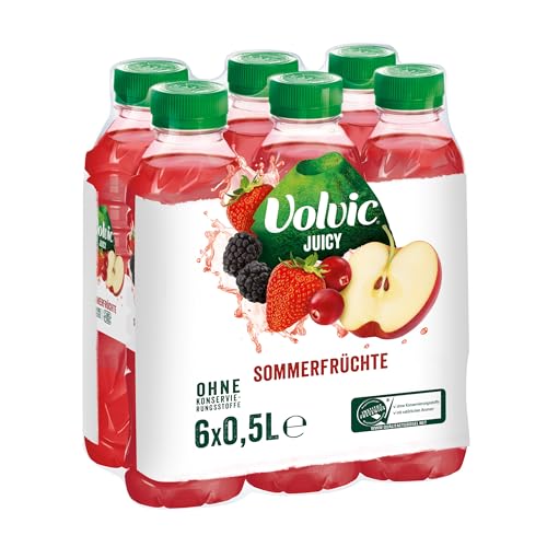 (-34%) Volvic Juicy Sommerfrüchte – 6x0,5L – Nur natürliche Aromen
