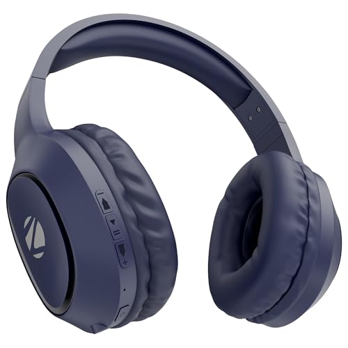 Zebronics Thunder Neo (2026 Upgrade) Wireless Headphone, BT v6.0, True 50hrs Playback, 40mm Driver, ENC, Rapid Charge, Gaming Mode, Dual Pairing, 3 EQ