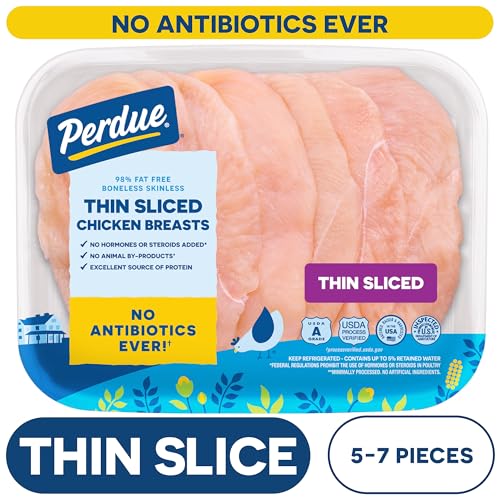 Perdue Fresh Thin Sliced Boneless Skinless Chicken Breasts