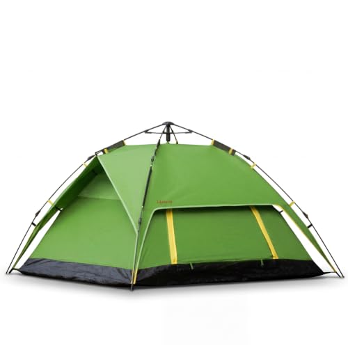 Lifelong Quick Pop-up Camping Tent with Glass Fiber Tent Poles, Superior Air Ventilation, Waterproof with PU Coating for Air Tent-House, Portable & Fo