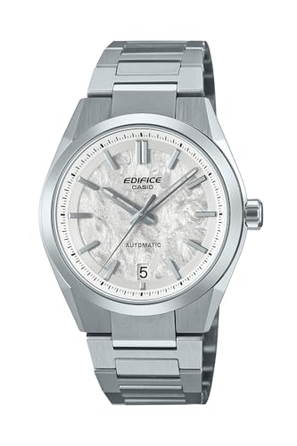 Casio EFK-100 Edifice Sapphire Crystal Anti-Magnetic Automatic Mechanical Watch, White, 100 Pieces, Bracelet Type