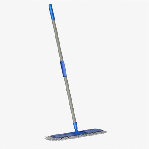 Vivela Flat Mop for Floor Cleaning | 360° Rotating Head Microfiber Mop | Lightweight Telescopic Handle | Reusable Washable Pad | Easy Daily Cleaning f