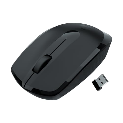 ZEBRONICS Wireless Mouse, 2.4GHz, 3200 DPI, 3 Buttons, Comfortable & Ergonomic, USB Nano Receiver, Power-Saving Mode, Works on Most Surfaces, for Mac 