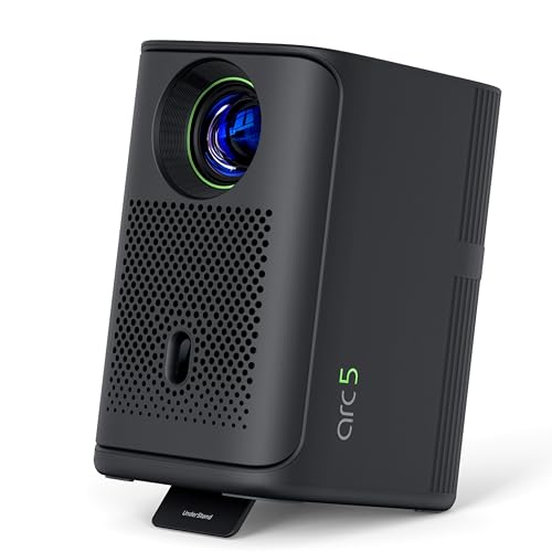 Lumio Arc 5 Portable Home Projector | Official Google TV with Netflix | Native 1080p Full HD | 4K Support | 200 ANSI Lumens | Auto Keystone | Dolby