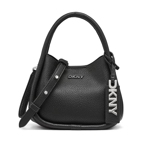 DKNY Capri Crossbody Bag, Black/Silver