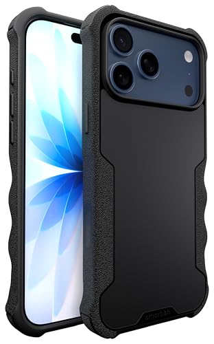 Smartish® iPhone 17 Pro Max MagSafe Case - Gripzilla Protective Magnetic Case [Rugged + Tough] Heavy Duty Grip Armored Cover w/Drop Tested Protection for Apple iPhone 17 Pro Max - Black Tie Affair