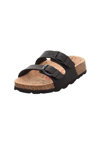 (-39%) Superfit Jungen FUSSBETTPANTOFFEL Schwarz 0120