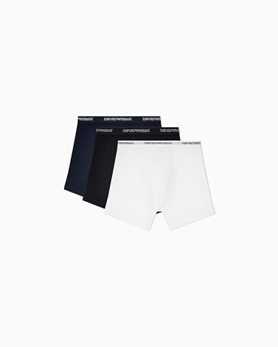 🔥 STARKER PREIS (-58%) EMPORIO ARMANI Herren-Boxershorts, Weiß/AR.Blau/Schwarz, XL