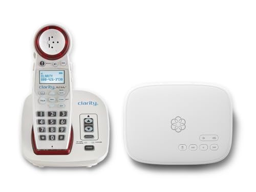 Ooma Telo with Clarity XLC3.4+ Amplified Cordless Phone Service Bundle with 24/7 Concierge Plan. Personal Setup Assistance, Address-Based 911 and Text alerts, Call Blocking. Subscription Required