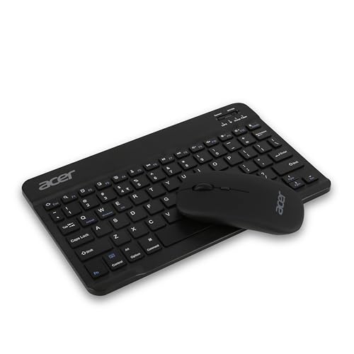 Acer Nano Pad Rechargeable Bluetooth Keyboard & Mouse Combo, 3 DPI Upto 1200 DPI, 78 Keys Anti Slip Back, Ultra Thin Design for Tablet, Laptop, Mobile