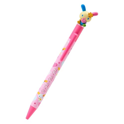 Sanrio 927104 Ballpoint Pen with Mascot Usahana ABS Resin Ink Color: Black