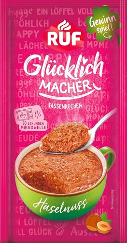 (-50%) RUF Glücklichmacher Tassenkuchen Haselnuss, Nusskuchen mit Crunch, 59g