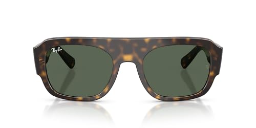 Ray-Ban Rb2218 Rectangular Sunglasses 55 mm Havana/Green