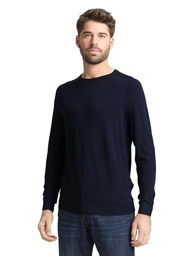 (-15%) TOM TAILOR Soft Strickpullover mit Rundhalsausschnitt