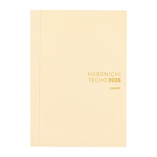 Hobonichi Techo 2026 Cousin English Edition [A5 / 1 page per day (English) / January/Monday Start]