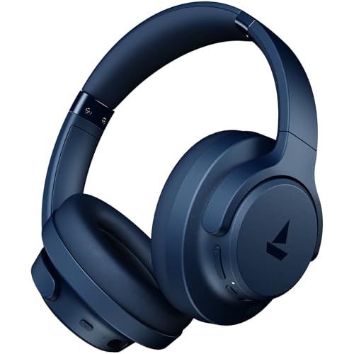 boAt Rockerz 512 ANC,(~40dB) Hybrid ANC, 80H Battery, 40mm Drivers, 40ms Low Latency, ENx Tech, App Support, Bluetooth Headphones, Wireless Headphone*