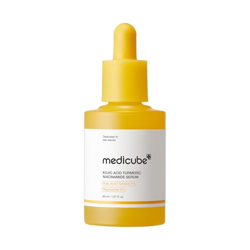 medicube Kojic Acid Turmeric Clarifying & Balancing Capsule Serum for Troubled Skin | Soothing & Brightening Facial Serum | Niacinamide & Glow Capsules for Hydration and Barrier Support | 1.01 fl.oz