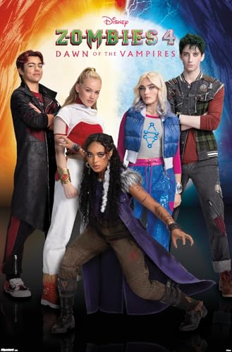 Trends International Disney Zombies 4: Dawn Of The Vampire (2025) - Group Wall Poster, 34L x 22.4W, Unframed Version