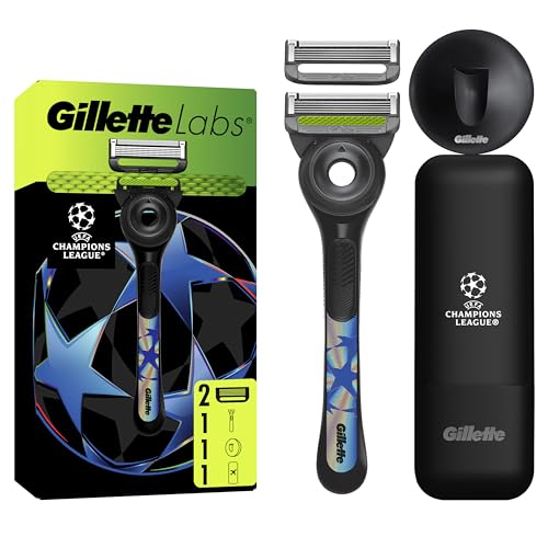 (-35%) Gillette Labs Rasierer Herren, Nassrasierer, Metall, Schwarz