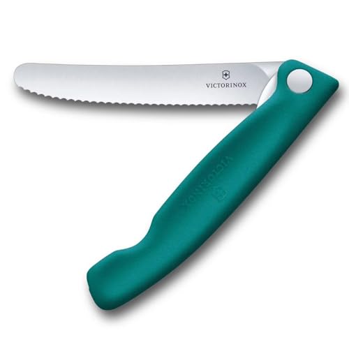 (-27%) Victorinox Faltbares Picknickmesser mit Wellenschliff, 11 cm, Grün
