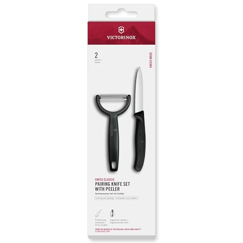 (-22%) Victorinox Swiss Classic Gemüsemesser & Sparschäler Set, Schwarz