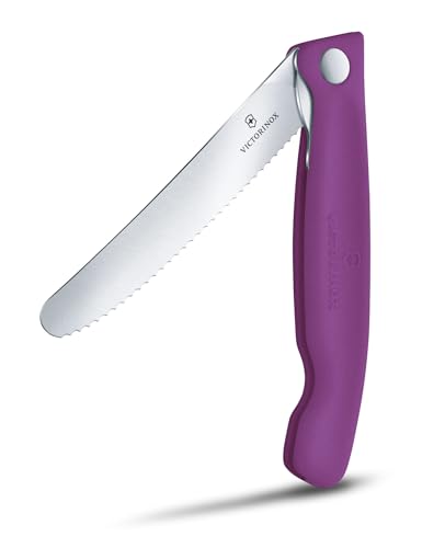 (-21%) Victorinox Faltbares Picknickmesser mit Wellenschliff, 11 cm, Violett