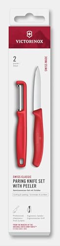 (-22%) Victorinox Swiss Classic Gemüsemesser Set mit Sparschäler, 2-tlg., Rot
