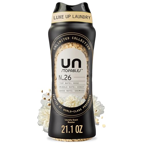 Downy Unstopables Unlimited Collection In-Wash Laundry Scent Booster Beads, No. 26, Fine Fragrance, Long-Lasting Fresh Scent Beads, 21.1 oz