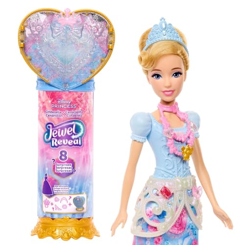 🔥 STARKER PREIS (-53%) Mattel Disney Princess Cinderella Überraschungspuppe und Zubehör