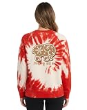 Ivory Ella, Women, Ginerbread Ella Crew Sweatshirt, Candy Cane Tie Dye Swirl, XS
