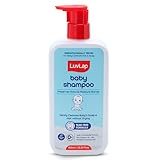 LuvLap Milky Soft Baby Shampoo 600ml Tear Free Formula Ph 55With Milk Protein Vitamin E Coconut Oil Shea Butter Chamomile Soft Shiny Hair No Paraben Dermatologically Tested