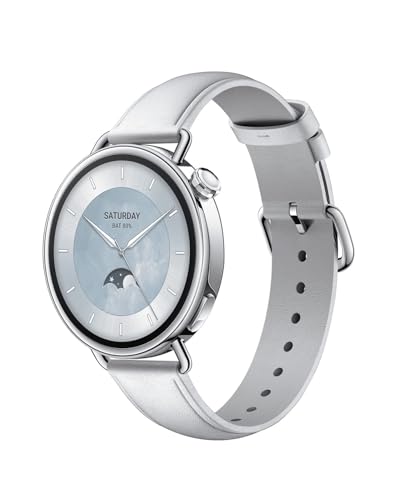 XIAOMI Watch S4 41mm, 32g Ultra-Leicht, HyperOS 3, Weiß
