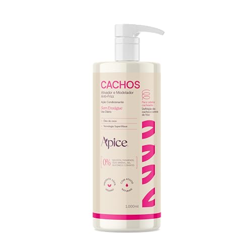 APSE Ativador e Modelador de Cachos Anti-Frizz Essence Profissional | Definição e Brilho | 1000 ml