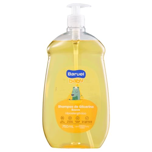 Shampoo Infantil Glicerina Suave 750ml – Baruel Baby