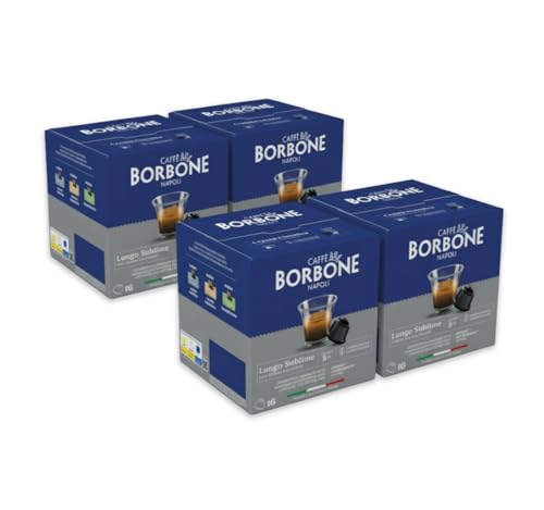 Caffè Borbone Lungo Sublime - 64 Coffee Capsules - Lively & Refreshing - Nescafè®* Dolce Gusto®* Coffee Machines